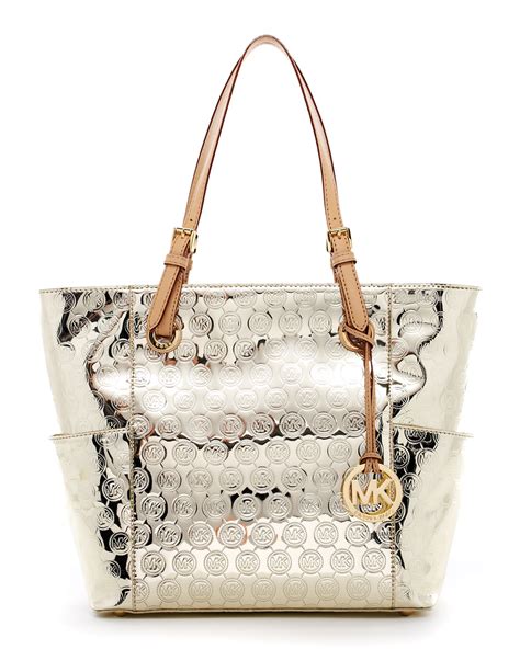 michael kors jet set travel tote gold|michael kors jet set luggage.